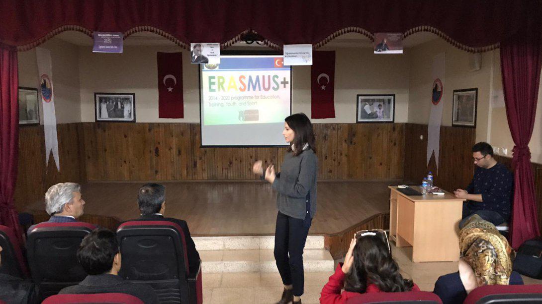 Tübitak 4006 ve Erasmus Projeleri Bilgilendirme Toplantısı Yapıldı